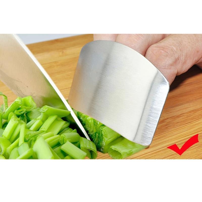 1 Pcs Stainless Steel Finger Guard Finger Hand Cut Hand Protector Knife Cut Finger Protection Tool Kitchen Knives & Accessories